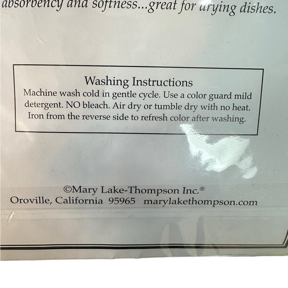 FANCYFLOURS Spaniel Dog Flour Sack  Dish Towel  30" x 30" -New - Picture 5 of 6